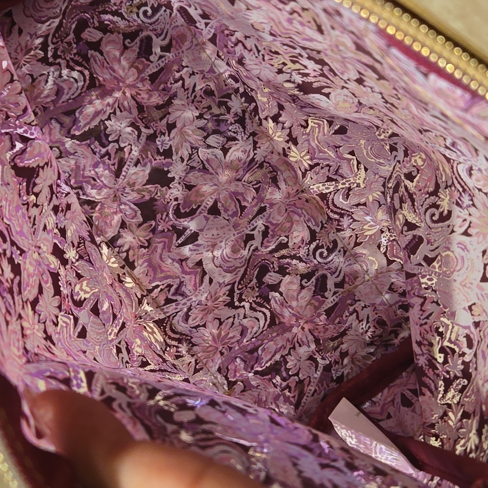 Lilly Pulitzer Mulberry Wild Ride Zipper Travel Pouch/Clutch - Picture 9 of 10
